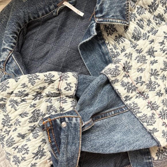 Freepeople Ditsy Denim Jacket - Picture 3 of 3